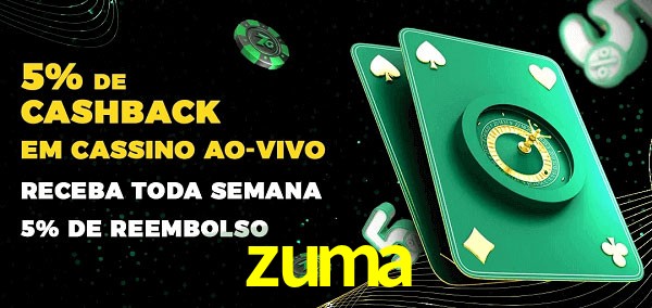 Promoções do cassino ao Vivo zuma